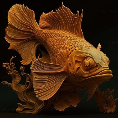 3D model Ryukin fish (STL)
